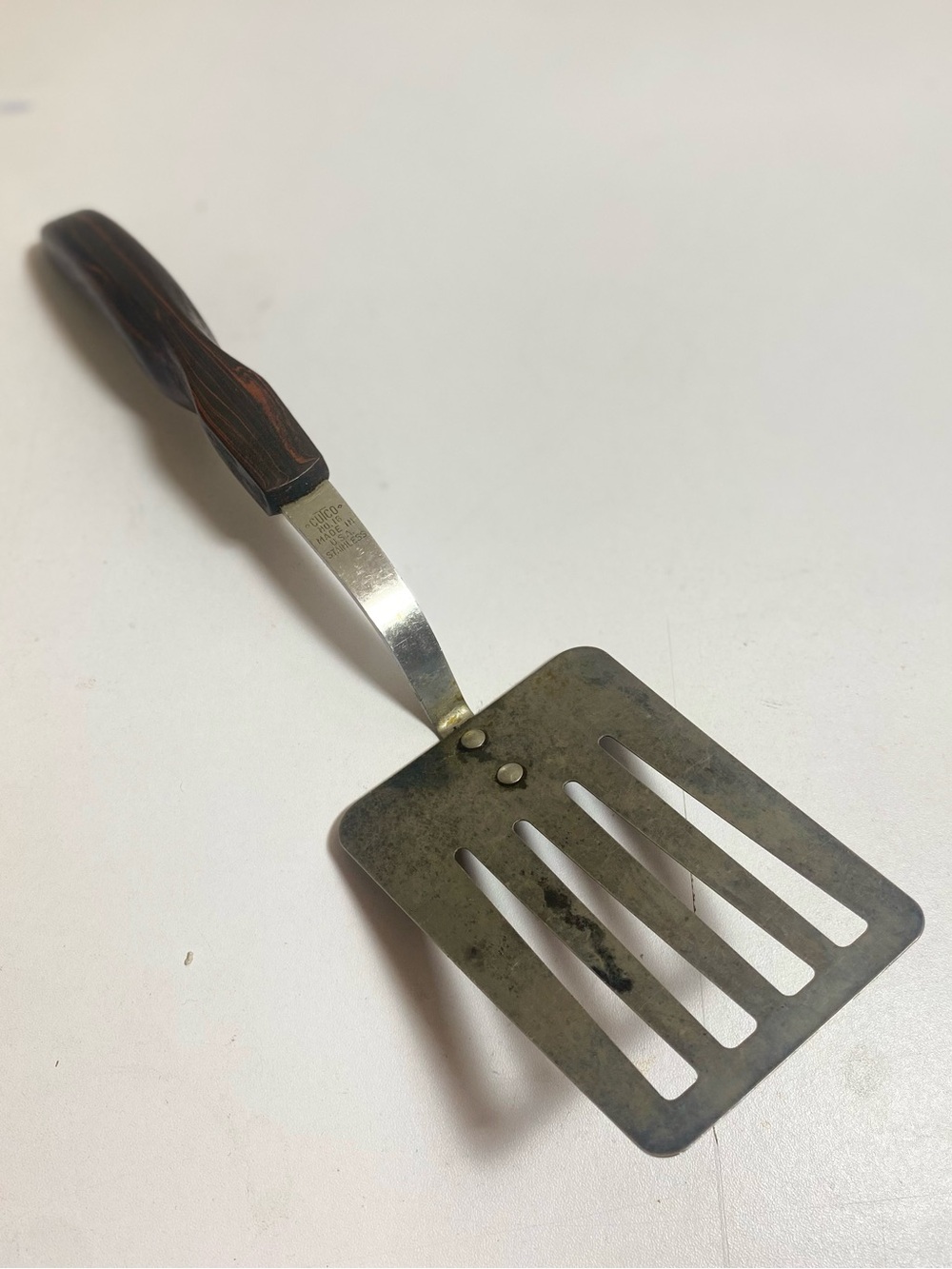 Vintage CUTCO No. 16 Slotted Spatula Turner USA